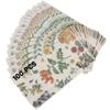 100 Disposable Floral Paper Napkins, 3-Ply Hand Towels For Parties, 12.9 X 15.7 Inches, Elegant Flower Design For Weddings, Holidays, And Birthdays view 1