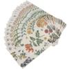 100 Disposable Floral Paper Napkins, 3-Ply Hand Towels For Parties, 12.9 X 15.7 Inches, Elegant Flower Design For Weddings, Holidays, And Birthdays view 2