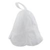 BOJHGO Sauna Hat 2pcs/set Natural Felt Sauna Hat Bathhouse Vaporarium Hat Man Woman Sauna Accessories view 2