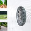 12 Inch Electric Wheelchair Rear Wheel Assembly, Aluminum Alloy Wheel Hub, Non-slip Solid Rubber Tire, Bearing: 17mm, 1 Pair view 2
