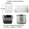 2 Gallon Small Clear Trash Bags Exact Thick Small Garbage Bags for Bathroom home office Fit 6-8Liters (500) view 2