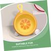 RYQZOVKX 3pcs Cartoon Washbasin Bath Food Wash Basin Bathtub Lemon Bowls Bottle Cups Fruit Tub Seat Suction Bowl Snack Spill Water Lids/280 view 4