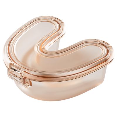 Compact Tray Box for Retainers and Half Dentures Practical Mouthguard Holder for Work Or School Use