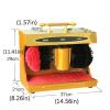 MYXJX electric shoe polisher, Fully Automatic Infra Sensor, Commercial Hotel Leather in Hotel Lobby,(Gold) view 3