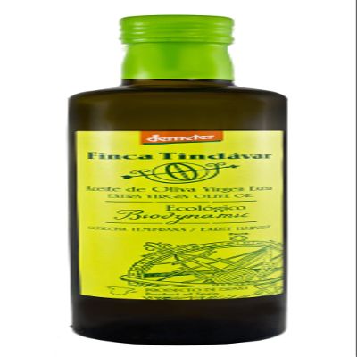 Finca Tindvar | Organic and Biodynamic Extra Virgin Olive Oil Picual Variety - Glass Bottle 500 ml.