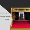 MYXJX electric shoe polisher, Vertical Hotel Lobby mall Electric Shoe Brush Machine, 4 Colors Available Shoe Brushes,(Gold) view 4