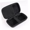 DIYEAH Portable Eva Storage Case for Thermometer with Shockproof and Wear-resistant Pu Material, Classic Zipper Design Black Travel Storage Bag for Electronics Accessories view 4