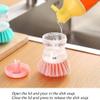 2 Pcs Pink Dish Brush with Soap Dispenser, Soap Dispensing Brush, Dish Pot Pan Sink Cleaning, Kitchen Brush, Dish Brush Washing Utensils, Soap Dispensing, Washing Up Liquid Dispenser view 4