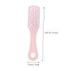 BAZEITFLOW 3pcs Multi Functional Cleaning Brush with Pp Bristles for Clothes and Shoes, Long Handle Design, Suitable for Home and Travel Use, Gentle on Fabrics and Footwear view 2