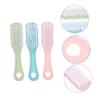 BAZEITFLOW 3pcs Multi Functional Cleaning Brush with Pp Bristles for Clothes and Shoes, Long Handle Design, Suitable for Home and Travel Use, Gentle on Fabrics and Footwear view 3