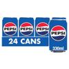 Pepsii Original Cola Flavoured Fizzy Soft Drink with Sugar and Sweetners 330ml Can Suitable for Vegan Recyclable (Pack of 24) view 2