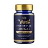 Premium Plus Omega 3 Fish Oil 1440mg High Strength Omega 3 Capsules with 864mg EPA & 576mg DHA | Fish Oil Supplement for Heart, Brain & Vision Support |Easy Swallow 60 Softgels| Made in USA