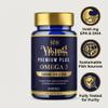 Premium Plus Omega 3 Fish Oil 1440mg High Strength Omega 3 Capsules with 864mg EPA & 576mg DHA | Fish Oil Supplement for Heart, Brain & Vision Support |Easy Swallow 60 Softgels| Made in USA view 3