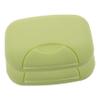 2pcs Portable Green Plastic Soap Box with Lid Travel view 1