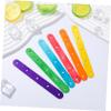 Colored Wooden Ice Cream Sticks for Craft and Dessert Projects view 3