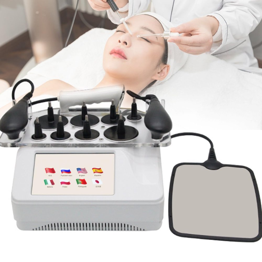 Drmoxin 448K Physiotherapy Diathermy Machine Deep Care Tecar Thermal Therapy Beauty Therapy Device Spa Equipment Skin Tightening Machine,Pain Relief 28x22x18cm