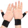 2pcs Thumb Support Brace for Arthritis Pain Relief, Compression Spandex Thumb Sleeve for Joint Pain, Tendonitis, Sprains Lightweight Thumb Protector for Left & Right Hands, Black, One Size Fits Most view 1