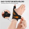 2pcs Thumb Support Brace for Arthritis Pain Relief, Compression Spandex Thumb Sleeve for Joint Pain, Tendonitis, Sprains Lightweight Thumb Protector for Left & Right Hands, Black, One Size Fits Most view 3