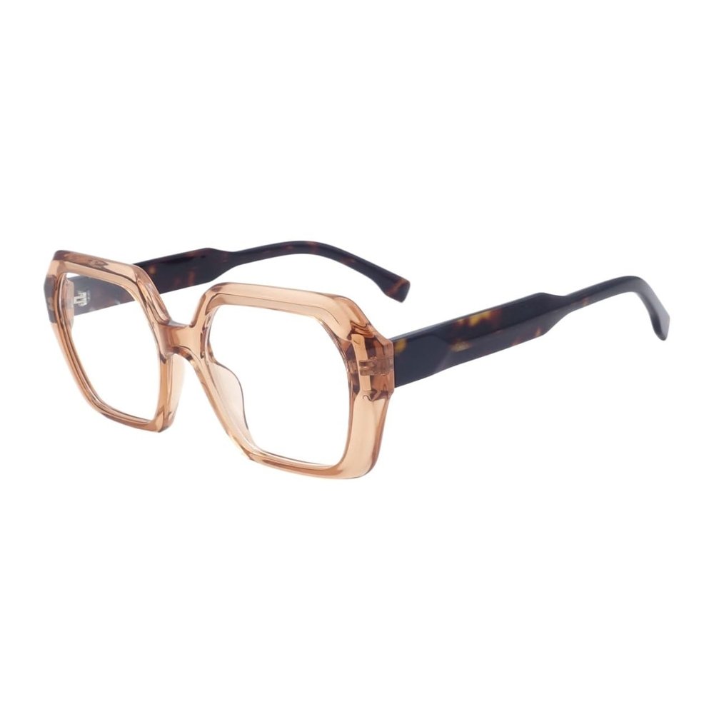 FUQINQINGOZ Anti Glare Reading Glasses Anti Eyestrain Anti Blue Light Computer Readers Classic TR Frame Flat Light Mirror(C3,1.00)