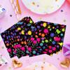 100 Pcs Glow Party Napkins Neon Birthday Rainbow Disposable Paper Tissue Napkins for Musical Leaf Soccer Party Decorations Supplies Glow in The Dark Parties, Music Festivals, Graduation, BBQs view 3
