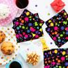 100 Pcs Glow Party Napkins Neon Birthday Rainbow Disposable Paper Tissue Napkins for Musical Leaf Soccer Party Decorations Supplies Glow in The Dark Parties, Music Festivals, Graduation, BBQs view 4