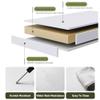Bed Desk Over, Over bed Table Table for Twin Full Queen King Size Bed Frame Over Bed Desk Height Adjustable Rolling Medical Table Over bed Table with 4 Wheels Computer Workstation Over bed view 3