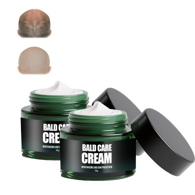 50g Balds Cream, Scalp Care Cream, Moisturizing Nourishing And Scalp Care, Suitable For Balds Men, Men's Shaving Creams With Matte Effect (50g, 2pcs)
