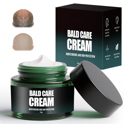 50g Balds Cream, Scalp Care Cream, Moisturizing Nourishing And Scalp Care, Suitable For Balds Men, Men's Shaving Creams With Matte Effect (50g, 1pc)