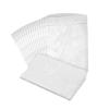 100 Vomit Bags, Travel Sickness Bags for Motion Sickness, Emesis Bags for Car and Air Travel, 19.7 x 30.5 cm PE Material, Ideal for Pregnant Women, Children, and Taxi Drivers(White)