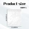 100 Vomit Bags, Travel Sickness Bags for Motion Sickness, Emesis Bags for Car and Air Travel, 19.7 x 30.5 cm PE Material, Ideal for Pregnant Women, Children, and Taxi Drivers(White) view 2
