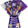 Get Well Soon chocolate gift hamper bouquet gift box (Compatible with CADBURY MIX LG) view 1