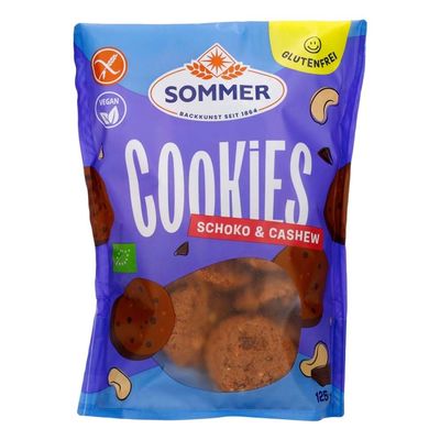Summer Cookies, Choco & Cashew, 125 g (12)
