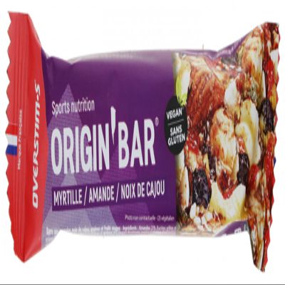 Overstims Origin Bar 40g - Blueberry/Almond/Cashew
