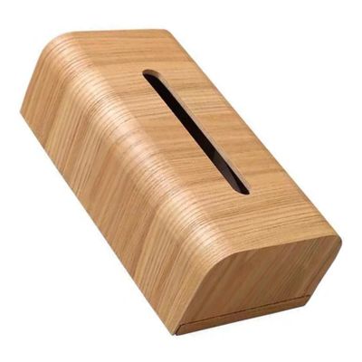ABOOFAN Willow Tissue Box Wooden Japanese Style Fits Desktop Bathroom for Home Decor Storage Case for Napkins