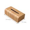 ABOOFAN Willow Tissue Box Wooden Japanese Style Fits Desktop Bathroom for Home Decor Storage Case for Napkins view 2