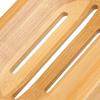 Elegant Bamboo Soap Dish Holder for Bathroom - 4pcs Self-Draining Soap Tray with Bamboo Material - Ideal for Home and Hotel Use view 2