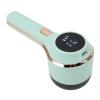 Lint Remover, Sweater Defuzzer with 6 Blades, Rechargeable Fabric Shaver for Clothes Furniture, Rapid and Efficient Fabric Care, Customizable Speed Settings, Convenient USB (Green) view 3
