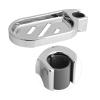 Adjustable ABS Dish Holder Practical Shower Rod Slide Bathroom Gadget for Keeping Dry with Easy Installation Instructions view 2