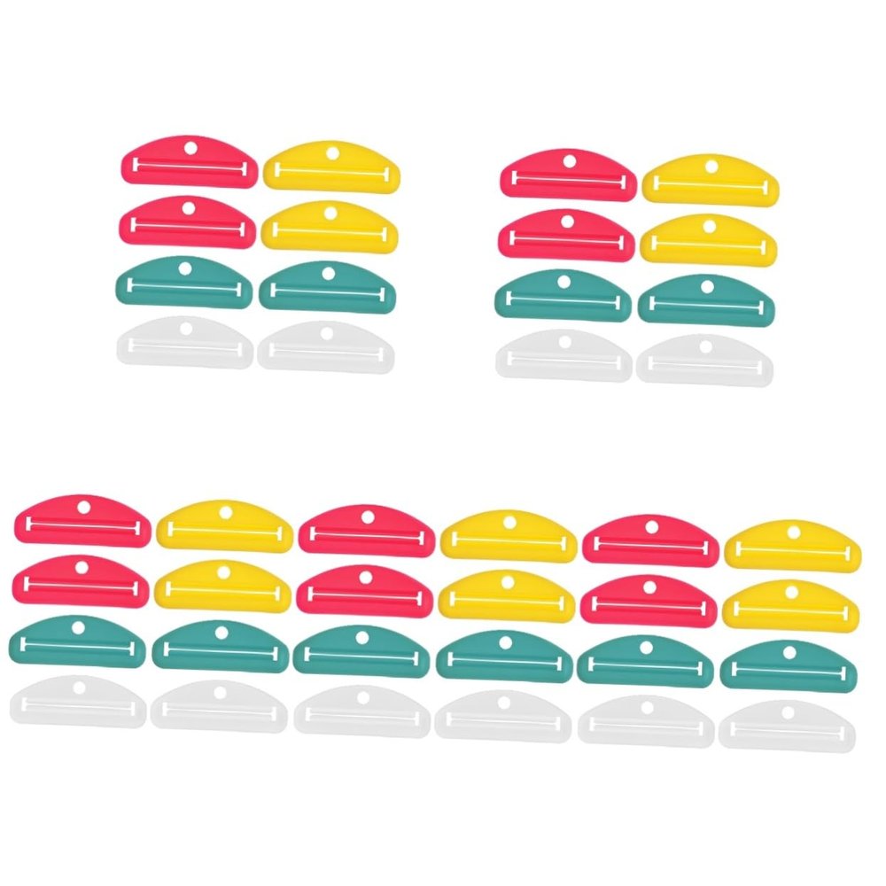 DEARMAMY 40pcs Toothpaste Tube Squeezer Clips Manual Dispenser Tool for Small Tube Squeezing for Travel Toothpaste and Face Wash