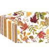 100 Pcs Fall Leaves Party Napkins Maple Leaf Paper Napkin 3 Ply Autumn Disposable Napkins Fall Leaf Luncheon Dinner Napkin for Thanksgiving Autumn Harvest Home Kitchen Party Supplies, 6.5 x 6.5 Inch view 1