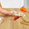 100 Pcs Fall Leaves Party Napkins Maple Leaf Paper Napkin 3 Ply Autumn Disposable Napkins Fall Leaf Luncheon Dinner Napkin for Thanksgiving Autumn Harvest Home Kitchen Party Supplies, 6.5 x 6.5 Inch view 4