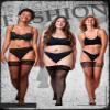 Bencailor 4 Pairs Fishnet Thigh High Stocking for Women Silicone Lace Top Sheer Over Knee High Silky Stockings, Black, L view 2