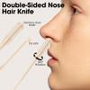 2 in 1 Nasal Hair Cutter for Men, 2025 New Nose Hair Trimmer with Portable Ear Picker, Handheld 360 Rotating Nostril Hair Remover Tool (8 pcs) view 2