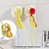 2pcs Banana Toothbrush Cover, Portable Banana Toothbrush Case with Toothpaste Dispenser,Travel Banana Toothbrush Holder, Clip-On Toothbrush Protector, Tooth Brush Travel Case Protector (Yellow) view 2