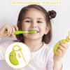 2pcs Banana Toothbrush Cover, Portable Banana Toothbrush Case with Toothpaste Dispenser,Travel Banana Toothbrush Holder, Clip-On Toothbrush Protector, Tooth Brush Travel Case Protector (Yellow) view 3