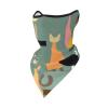 Mid-Century Modern Art Cats Face Cover Scarf, Breathable for Running Camping Climbing view 1
