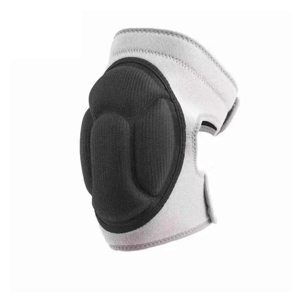 WWPMNQD Knee Support 1 PC Sports Knee Anti Slip Protection Dance Skiing Motorcycle Riding Gym Accessories(Light Grey,XL)
