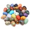 10pcs Healing Crystal Stones, Natural Gemstones, Polished Mineral Rock Egg Stones, for Anxiety Relief,Meditation view 1
