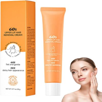 Barebliss Facial Hair Removal Cream, Lip Hair Removal Cream, Upper Lip Hair Removal,Facial Hair Remover for Delicate Facial Areas Dry & Sensitive Skin, Gentle & Effective (1)
