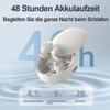 HOPASRISEE Novonell Snooze Pods Pro, Anti-Snoring Headphones with ANC, Sleep Headphones Bluetooth, Sleep Headphones for Side Sleepers, Ultra Comfortable & Noiseless Sleeping(Schwarz+Orange) view 2